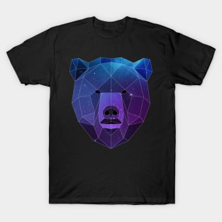 Galaxy Bear Geometric Animal T-Shirt